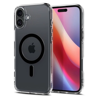 Etui plecki na iPhone 16 Plus Ultra Hybrid Mag z MagSafe - przezroczyste czarne