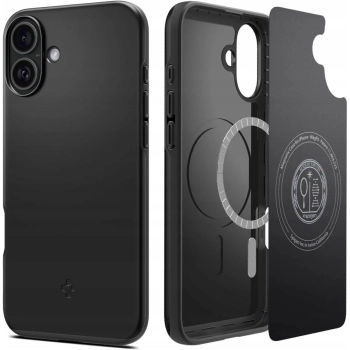 Etui ochronne na iPhone 16 Plus Thin Fit MagSafe - czarne