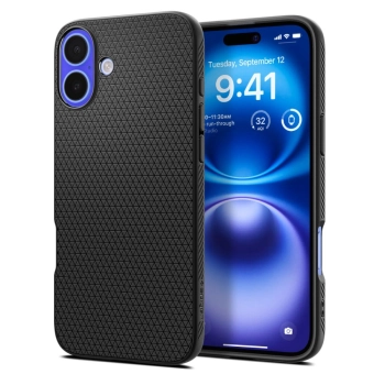 Etui ochronne na iPhone 16 Plus Liquid Air - czarne