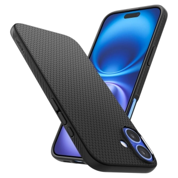 Etui ochronne na iPhone 16 Plus Liquid Air - czarne