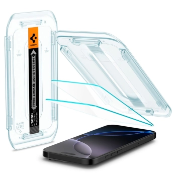 Szkło hartowane z ramką montażową na iPhone 16 Pro Max - 2 szt.
