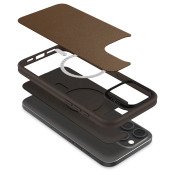 Etui case na iPhone 16 Pro Max Cyrill Kajuk Mag - brązowe