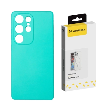 Etui elastyczne silikonowe na Samsung Galaxy S25 Ultra Silicone Case - miętowe