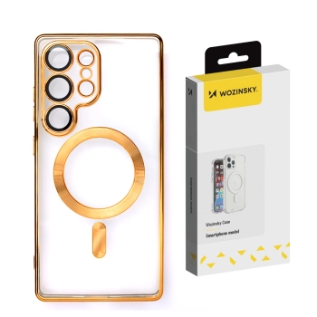 Etui plecki na Samsung Galaxy S25 Ultra Electroplated Case z Magsafe - złote