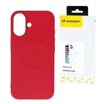 Etui case na Samsung Galaxy S25+ Liquid Silicone Case MagSafe - czerwone