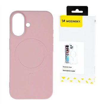 Silikonowe magnetyczne etui na Samsung Galaxy S25+ - różowe
