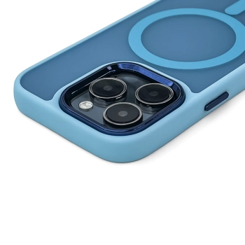 Etui plecki na Samsung Galaxy S25 Fashion Case MagSafe - niebieskie