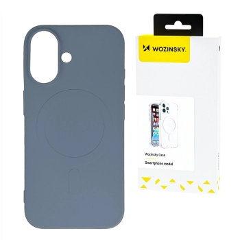 Etui silikonowe magnetyczne na Samsung Galaxy S25 Silicone Case Magsafe - szare