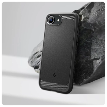 Etui case na iPhone 16e Rugged Armor MagSafe - czarne