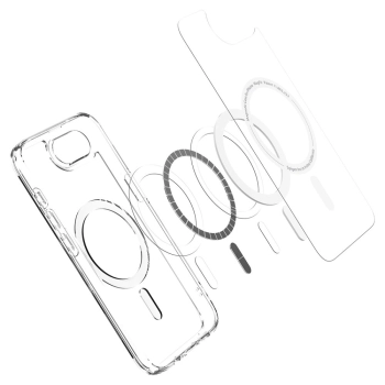 Etui na iPhone 16e Ultra Hybrid MagSafe - przezroczyste