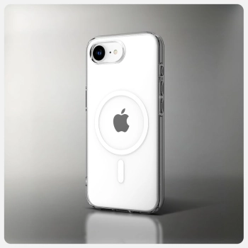 Etui na iPhone 16e z MagSafe Liquid Crystal Mag - przezroczyste