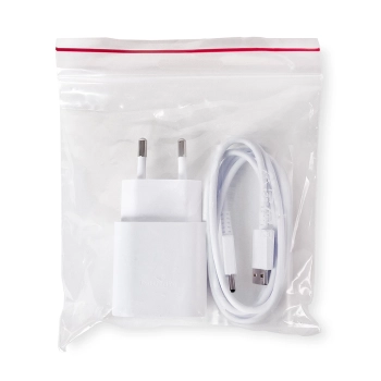 Ładowarka sieciowa Samsung USB-A 8W z kablem microUSB - biała
