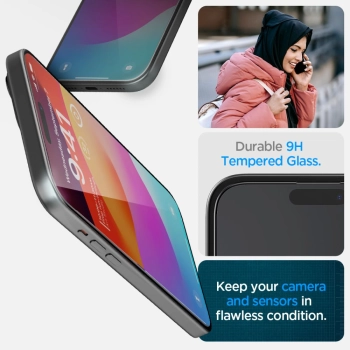 Szkło hartowane ochronne na iPhone 15 Plus Glas.tR EZ Fit FC - czarne 2 szt.