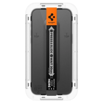 Szkło hartowane ochronne na iPhone 15 Glas.tR EZ Fit FC - czarne