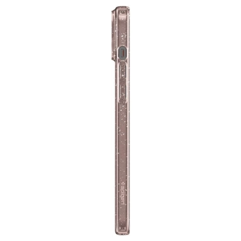 Etui case na iPhone 15 Plus Liquid Crystal Glitter - różowo przezroczyste