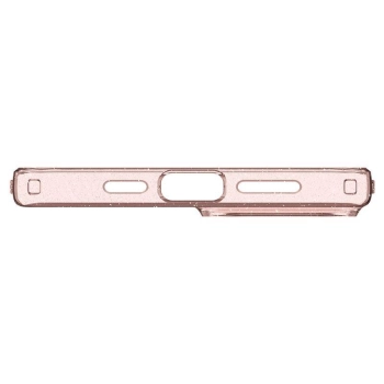 Etui case na iPhone 15 Plus Liquid Crystal Glitter - różowo przezroczyste