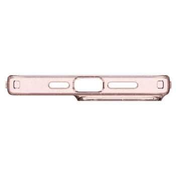 Etui case na iPhone 15 Pro Liquid Crystal Glitter - różowo przezroczyste