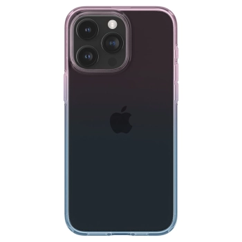 Etui case na iPhone 15 Pro Liquid Crystal - różowo niebieskie