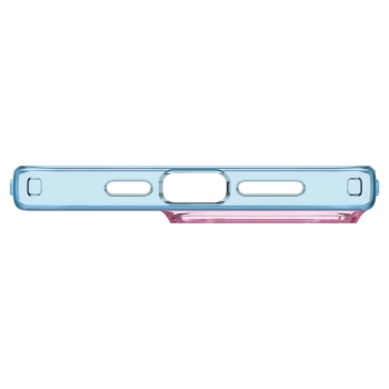Etui case na iPhone 15 Pro Liquid Crystal - różowo niebieskie