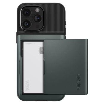 Etui case na iPhone 15 Pro Slim Armor CS - ciemnozielone