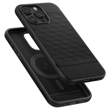 Etui case na iPhone 15 Pro Caseology Parallax Mag z MagSafe - czarny mat