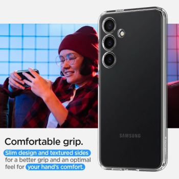 Etui plecki na Samsung Galaxy S24 Liquid Crystal - przezroczyste