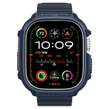 Etui ochronne na Apple Watch Ultra 1 / 2 Rugged Armor 49 mm - granatowe