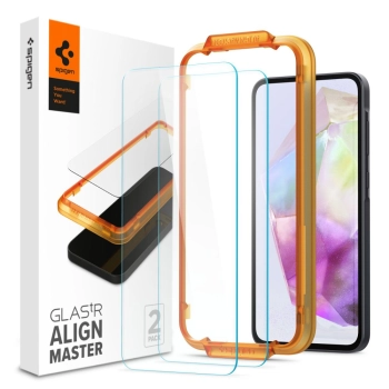 Szkło hartowane z ramką montażową na Samsung Galaxy A35 Glas tR AlignMaster - 2 szt.