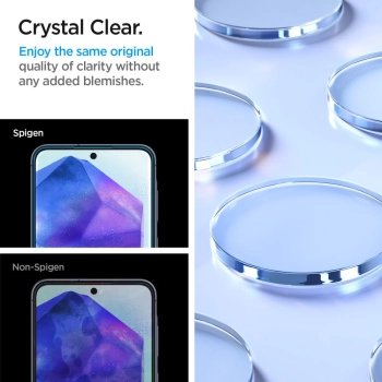 Szkło hartowane z ramką monatżową na Samsung Galaxy A55 Glas tR AlignMaster - 2 szt.