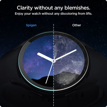 Szkło hartowane z ramką montażową na Samsung Galaxy Watch 7 44 mm - 2 szt.