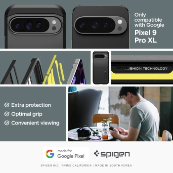 Etui ochronne na Google Pixel 9 Pro XL Tough Armor - czarne