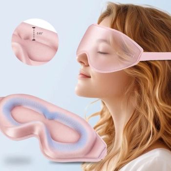 Maska do spania na oczy Eyeshade Sleep Mask - różowa
