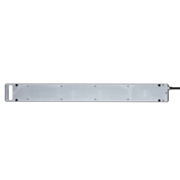 Listwa antyprzepięciowa Super-Solid 8 gniazd 2.5m 13.500A - srebrna