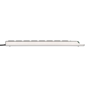 Listwa antyprzepięciowa Super-Solid 8 gniazd 2.5m 13.500A - srebrna