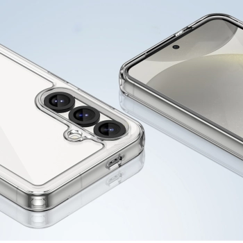 Etui z żelową ramką na Xiaomi Poco F7 Pro Outer Space Case - przezroczyste