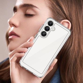 Etui z żelową ramką na Xiaomi Poco F7 Pro Outer Space Case - przezroczyste