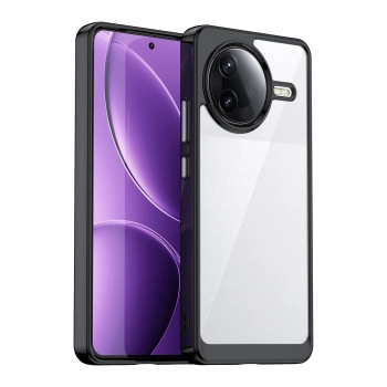 Etui z żelową ramką na Xiaomi Poco F7 Ultra Outer Space Case - czarne