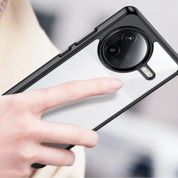 Etui z żelową ramką na Xiaomi Poco F7 Ultra Outer Space Case - czarne