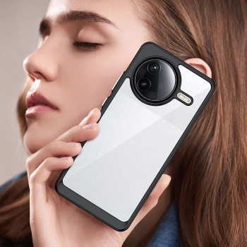 Etui z żelową ramką na Xiaomi Poco F7 Ultra Outer Space Case - czarne