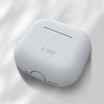 Etui ochronne silikonowe na słuchawki Apple AirPods 4 - szare