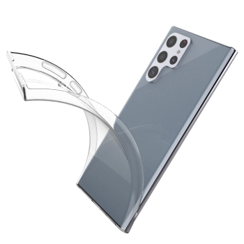 Żelowy pokrowiec etui Ultra Clear do Samsung Galaxy S22 Ultra przezroczysty