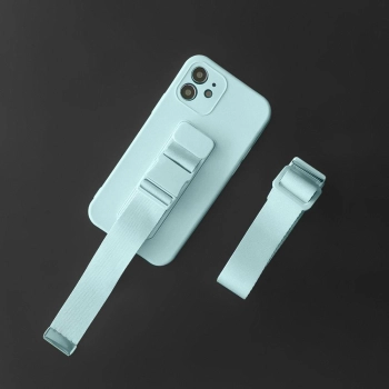 Silikonowe etui ze smyczą paskiem do Xiaomi Poco M4 Pro 5G Rope Case - czarny