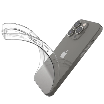 Żelowy pokrowiec etui do iPhone 14 Pro Ultra Clear 0.5mm - przezroczysty
