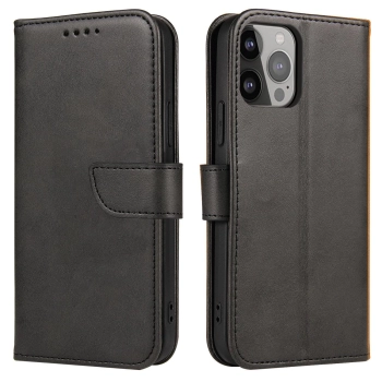 Etui pokrowiec z klapką portfel podstawka na Samsung Galaxy S23+ Magnet Case - czarny