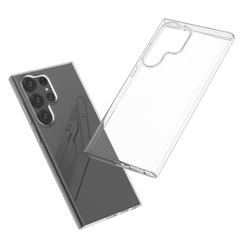 Etui cienki pokrowiec 0.5mm na Samsung Galaxy S23 Ultra - przezroczyste