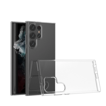 Etui cienki pokrowiec 0.5mm na Samsung Galaxy S23 Ultra - przezroczyste