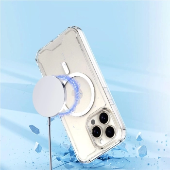 Etui pokrowiec na iPhone 16 Clear Corner Case MagSafe - przezroczyste