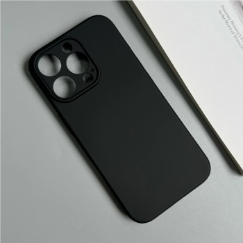 Etui pokrowiec na iPhone 16 Pro Max Soft Case - czarne