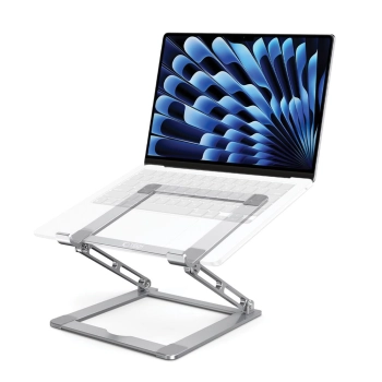 Podstawka uniwersalna rozkładana na laptop do 17'' - szara
