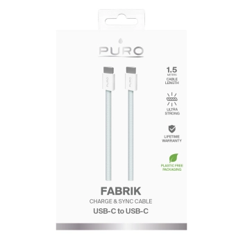Kabel przewód USB-C 60W 480mbps 1.5m - niebieski